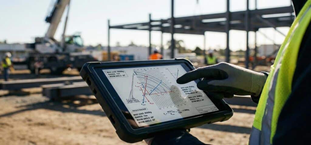 วิศวกรคำนวณ Load Chart รถเครน เพื่อความปลอดภัยในการยก